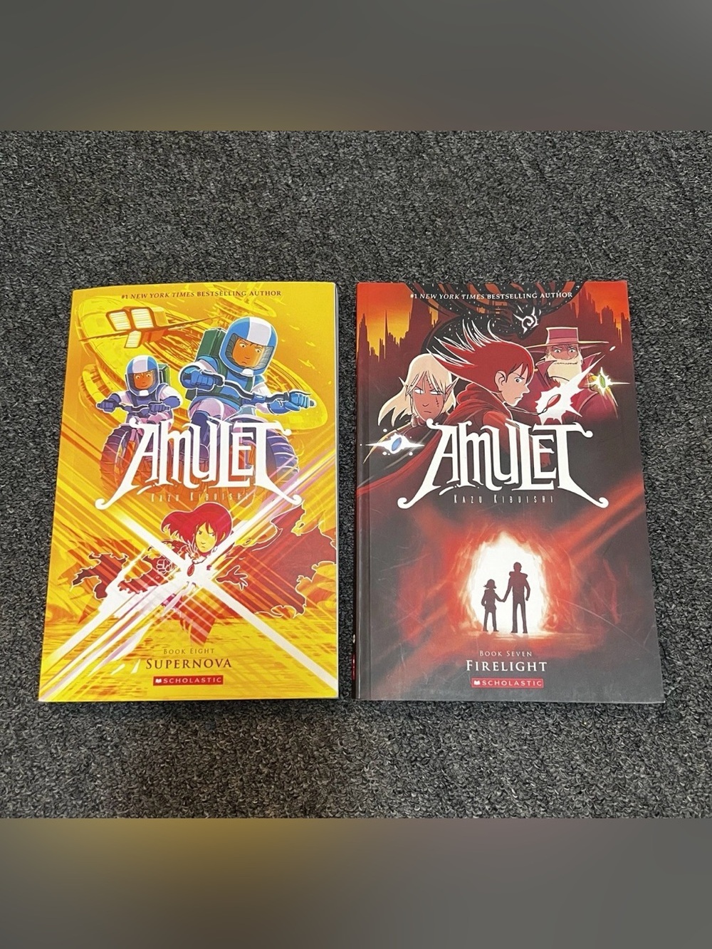 Amulet #7 & 8 Graphic Novel Books Supernova Firelight Softcover